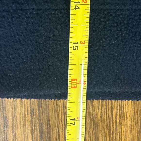 Izod Kids Size 4 Navy Fleece 1/4 Zip Pullover With Red Striped Sleeves - Picture 10 of 10